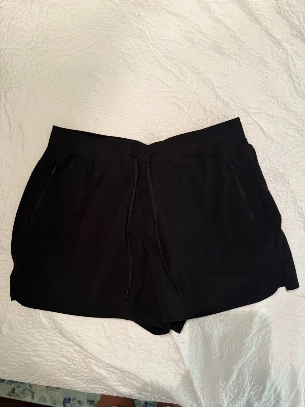 Lululemon Black Drawstring Shorts